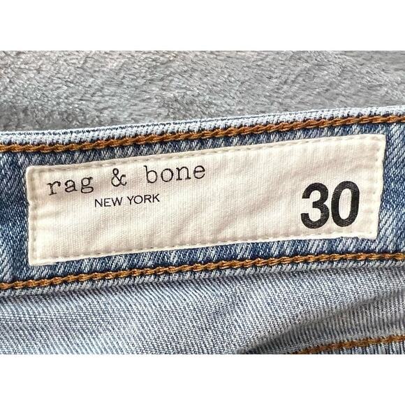 Rag & Bone Casey High Rise Ankle Flare Jeans Lucy Size 30 Distressed Retail $255 - Picture 10 of 16